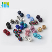 Venta al por mayor AAA Crystal Rhinestone Disco Pave Clay Ball Beads